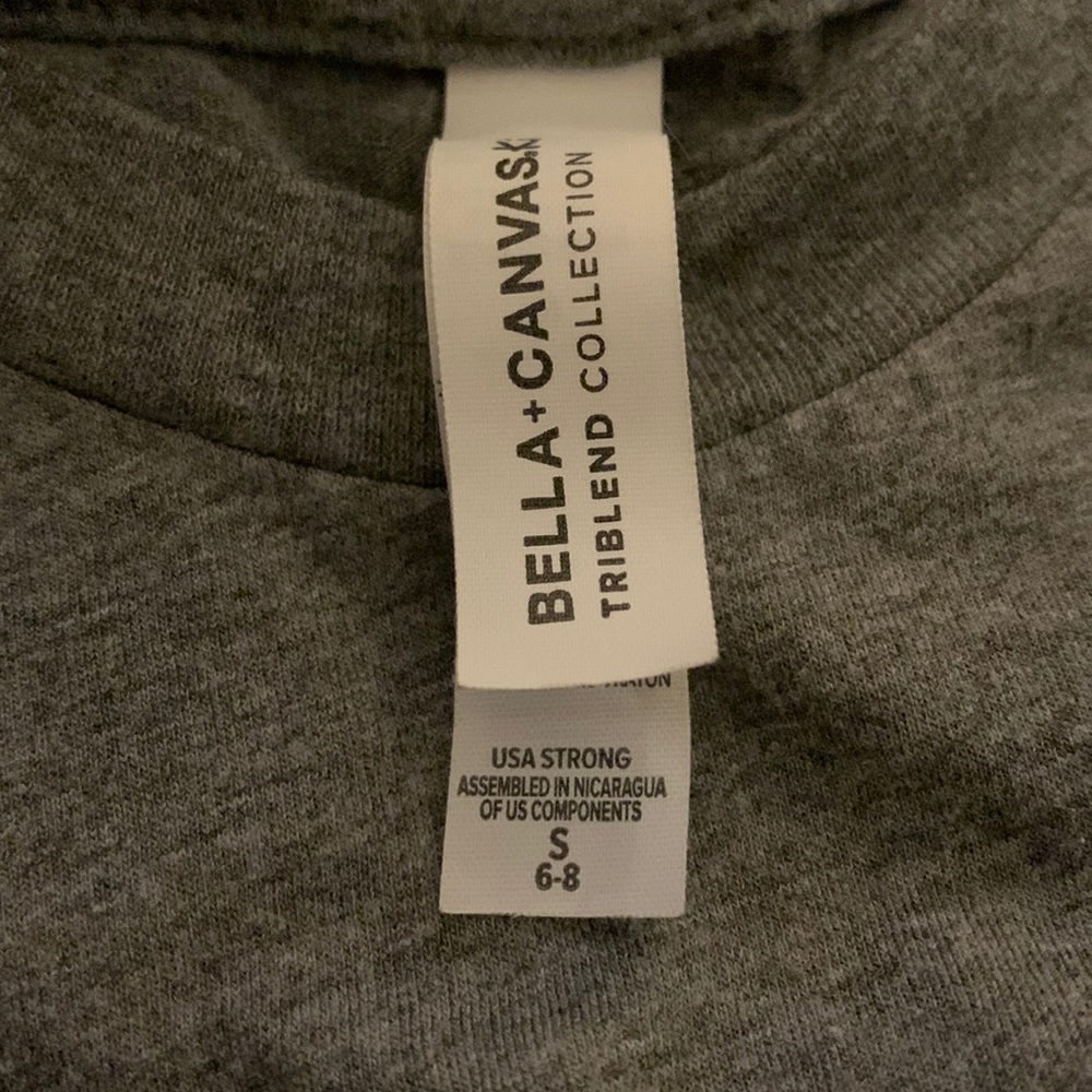 Big Brother by Bella Canvas Soft Gray short sleeve t-shirt Boy’s 6-8 S Small - Picture 2 of 2